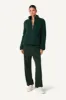 ELBA CASHMERE CABLE KNIT PUFFER | DEEP FOREST sold by Sablyn