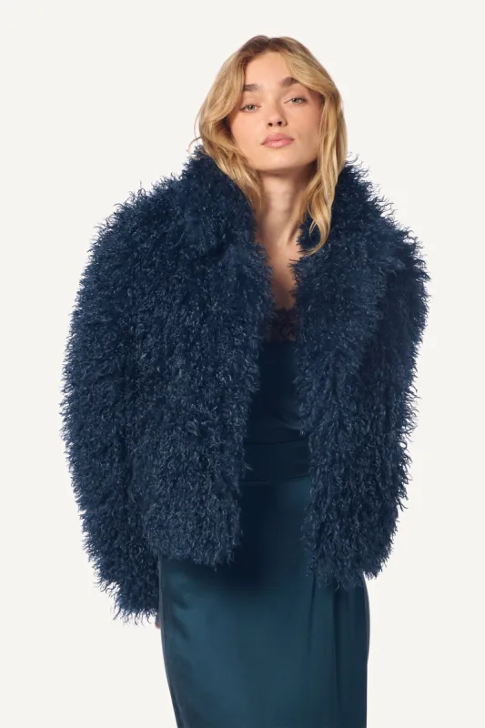 SHAE RELAXED FAUX FUR COAT | COMPASS sold by Sablyn