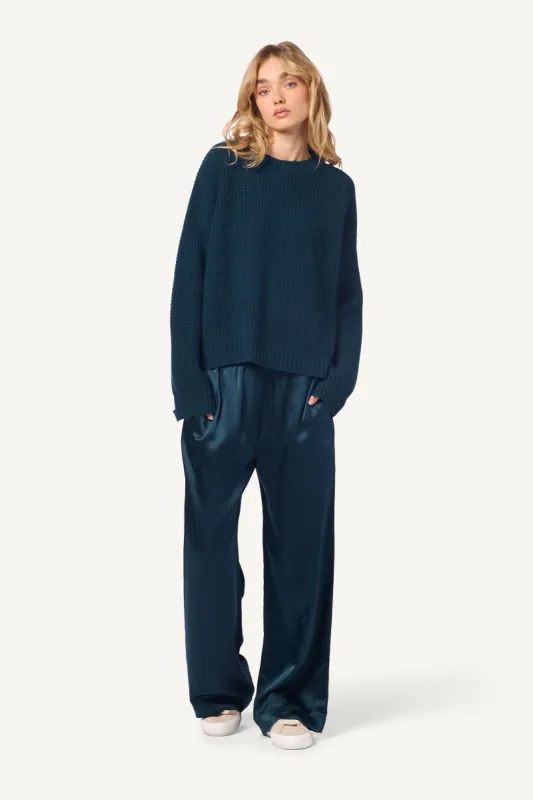 BRYNN WIDE LEG SILK PANT | COMPASS sold by Sablyn