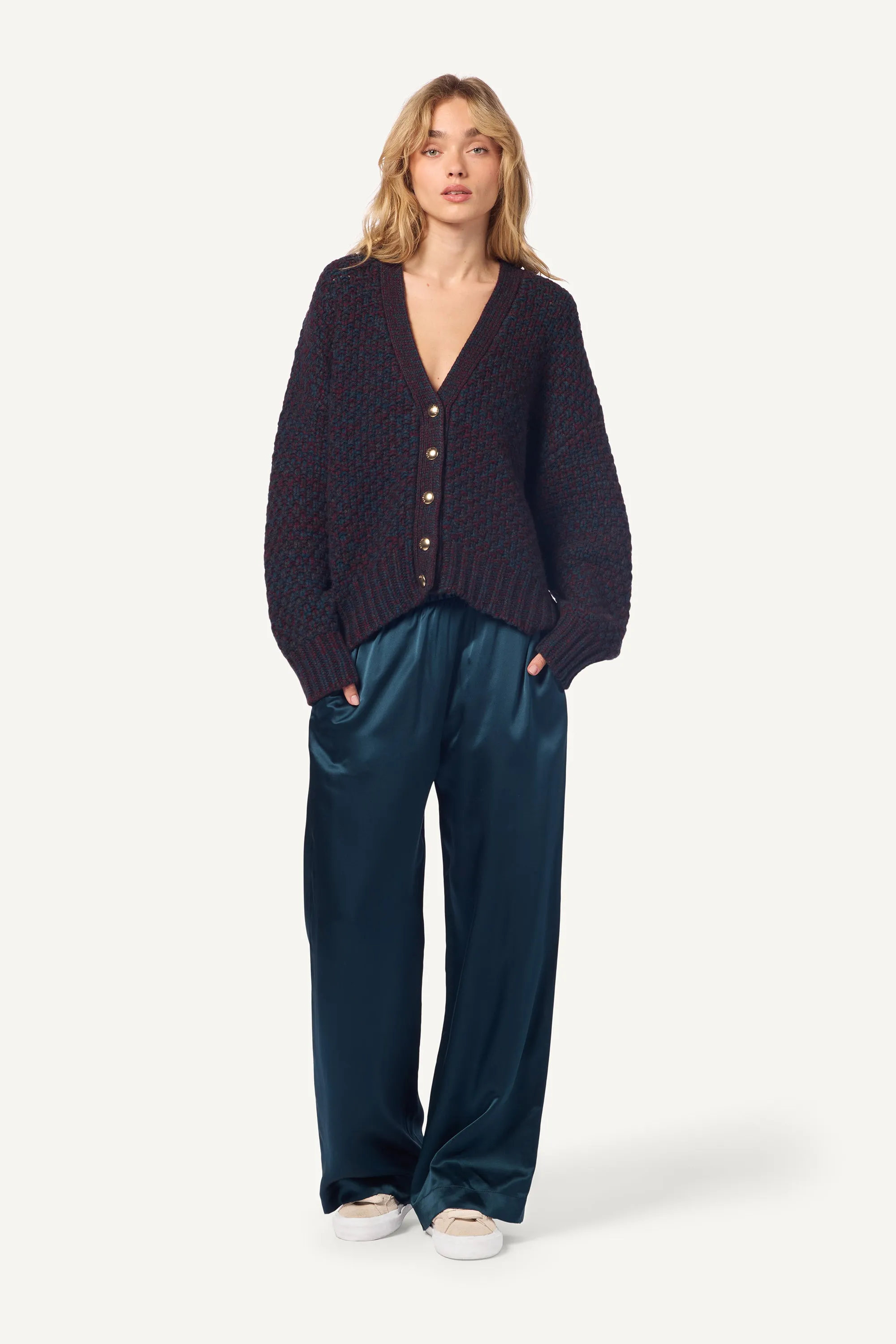 BRYNN WIDE LEG SILK PANT | COMPASS sold by Sablyn product image thumbnail 2