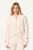 CALA SHRUNKEN SHERPA BOMBER | GARDENIA sold by Sablyn
