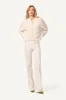 CALA SHRUNKEN SHERPA BOMBER | GARDENIA sold by Sablyn