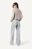 JOLIE V-NECK CROPPED CABLE CASHMERE CARDIGAN | FOGGY sold by Sablyn