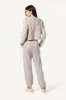 JOLIE V-NECK CROPPED CABLE CASHMERE CARDIGAN | FOGGY sold by Sablyn