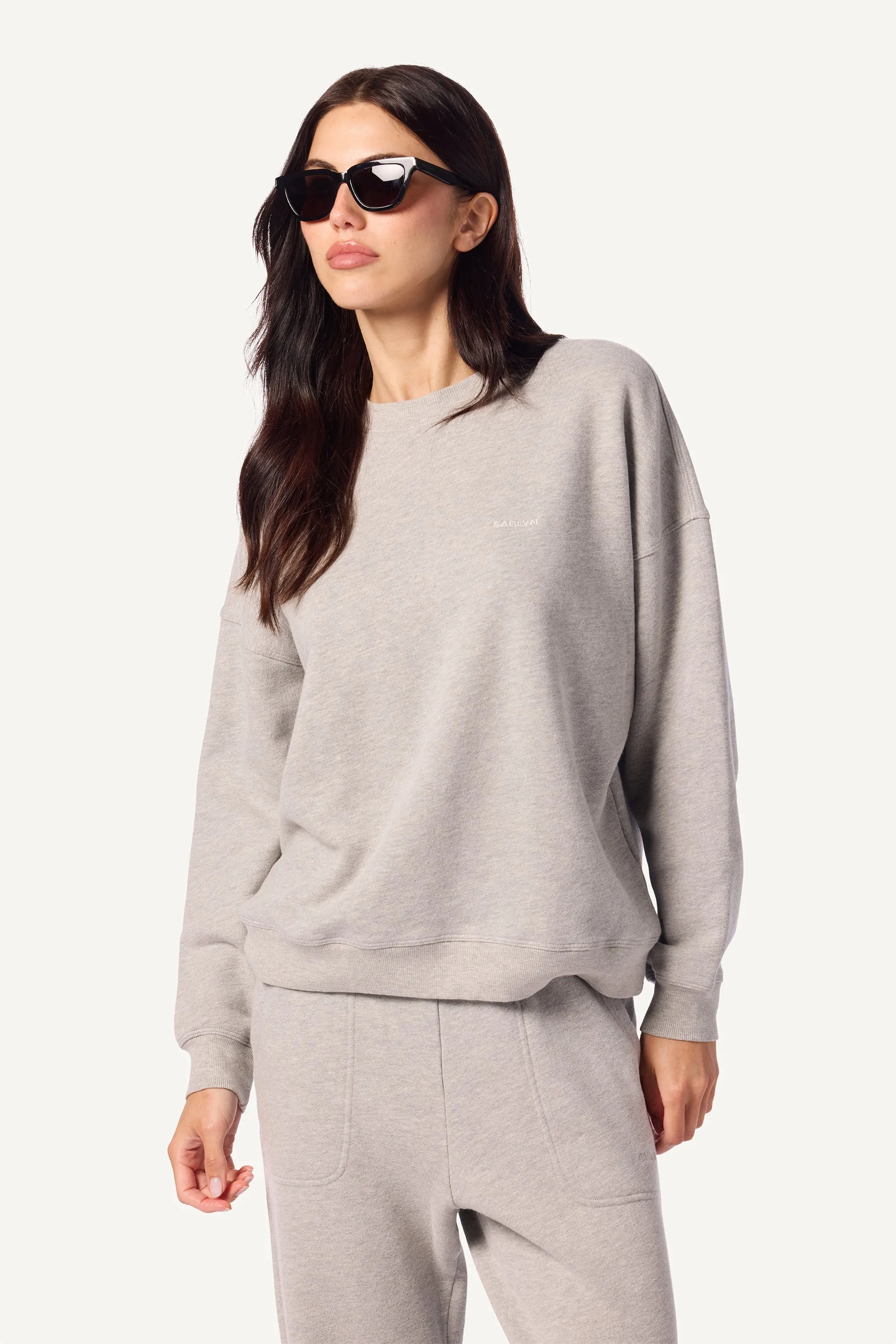ROMY CLASSIC SWEATSHIRT | FOGGY sold by Sablyn