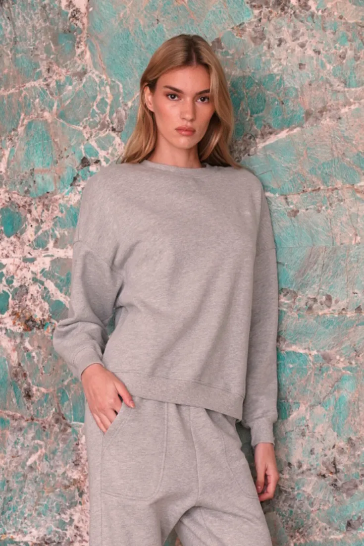 ROMY CLASSIC SWEATSHIRT | FOGGY sold by Sablyn product image thumbnail 3