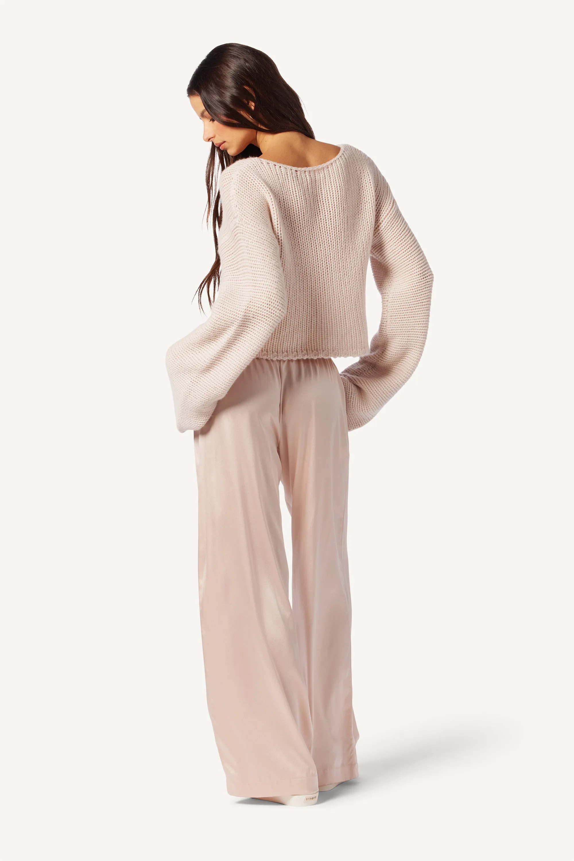 NAVI OPEN KNIT CASHMERE SWEATER | LUNAR sold by Sablyn product image thumbnail 3