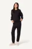 MASON LOW RISE RELAXED SWEATPANT W/ POCKETS | BLACK sold by Sablyn
