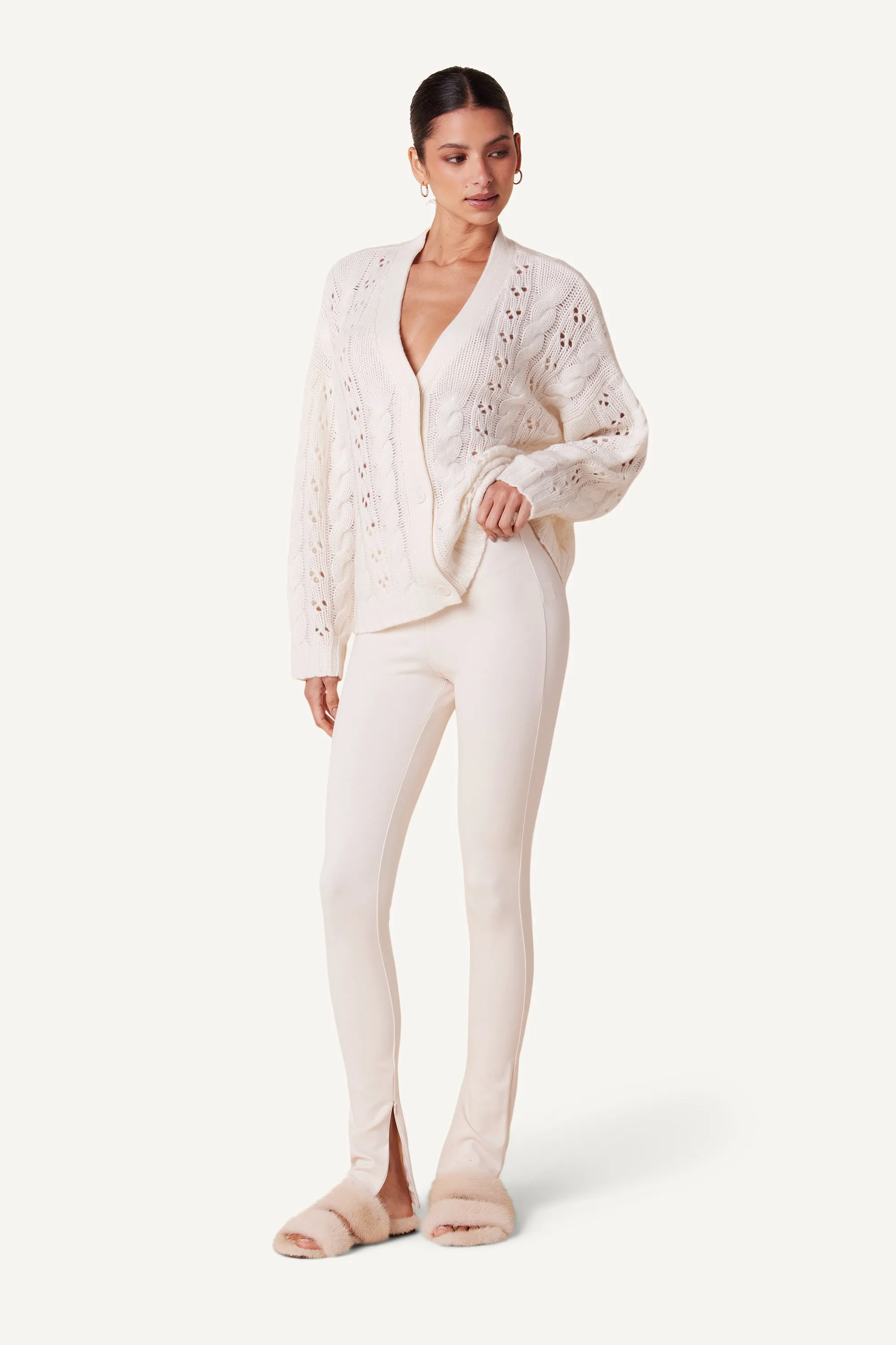 LARISSA ZIPPER LEGGING | GARDENIA sold by Sablyn product image thumbnail 2