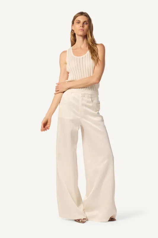 ADRIANNA EXAGGERATED WIDE LEG PANT | GARDENIA sold by Sablyn