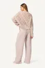 ALSTON OPEN KNIT BOYFRIEND CASHMERE CREWNECK | HIMALAYA sold by Sablyn