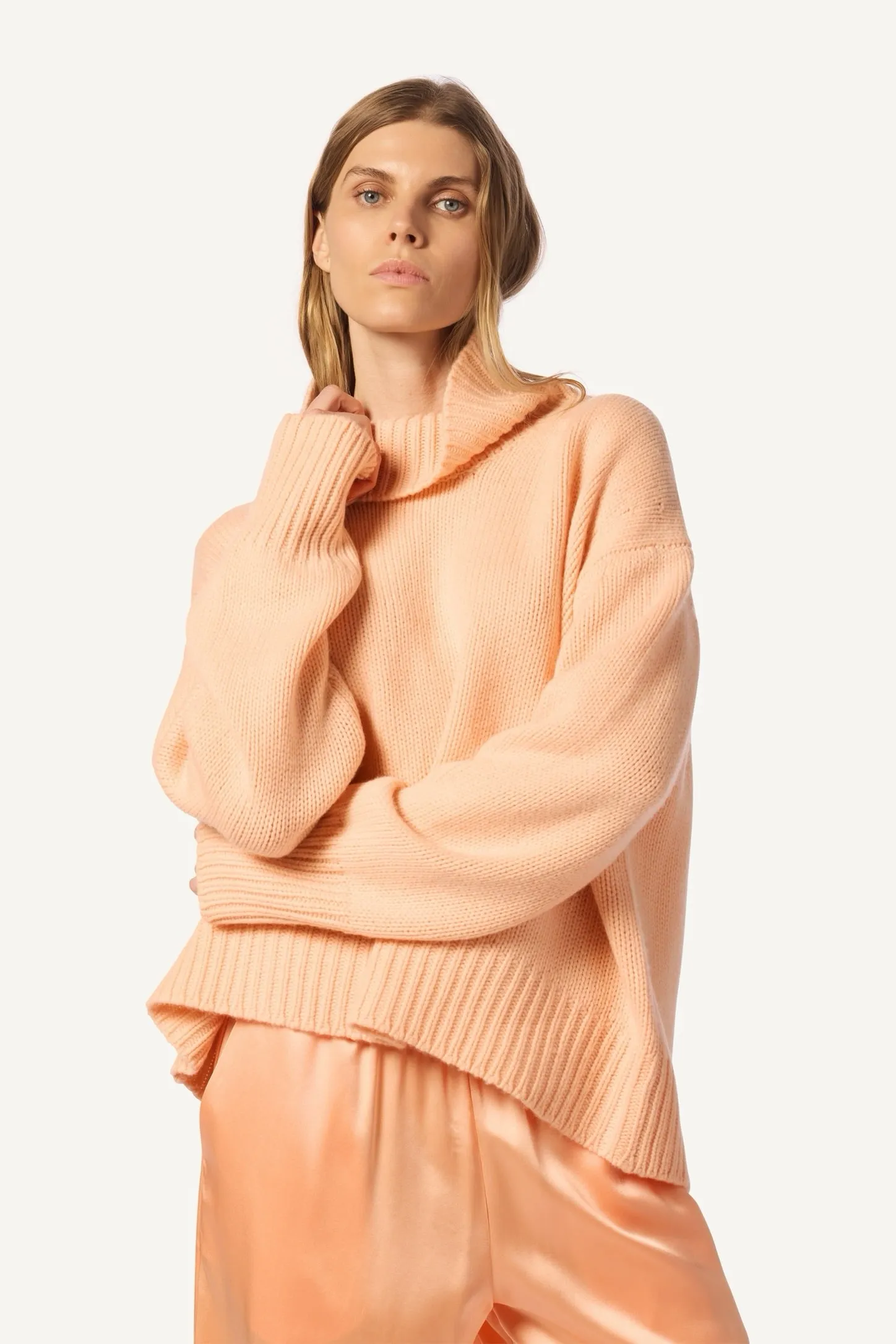 SCARLETT MOCK NECK DROP SHOULDER | SHERBET sold by Sablyn product image thumbnail 2