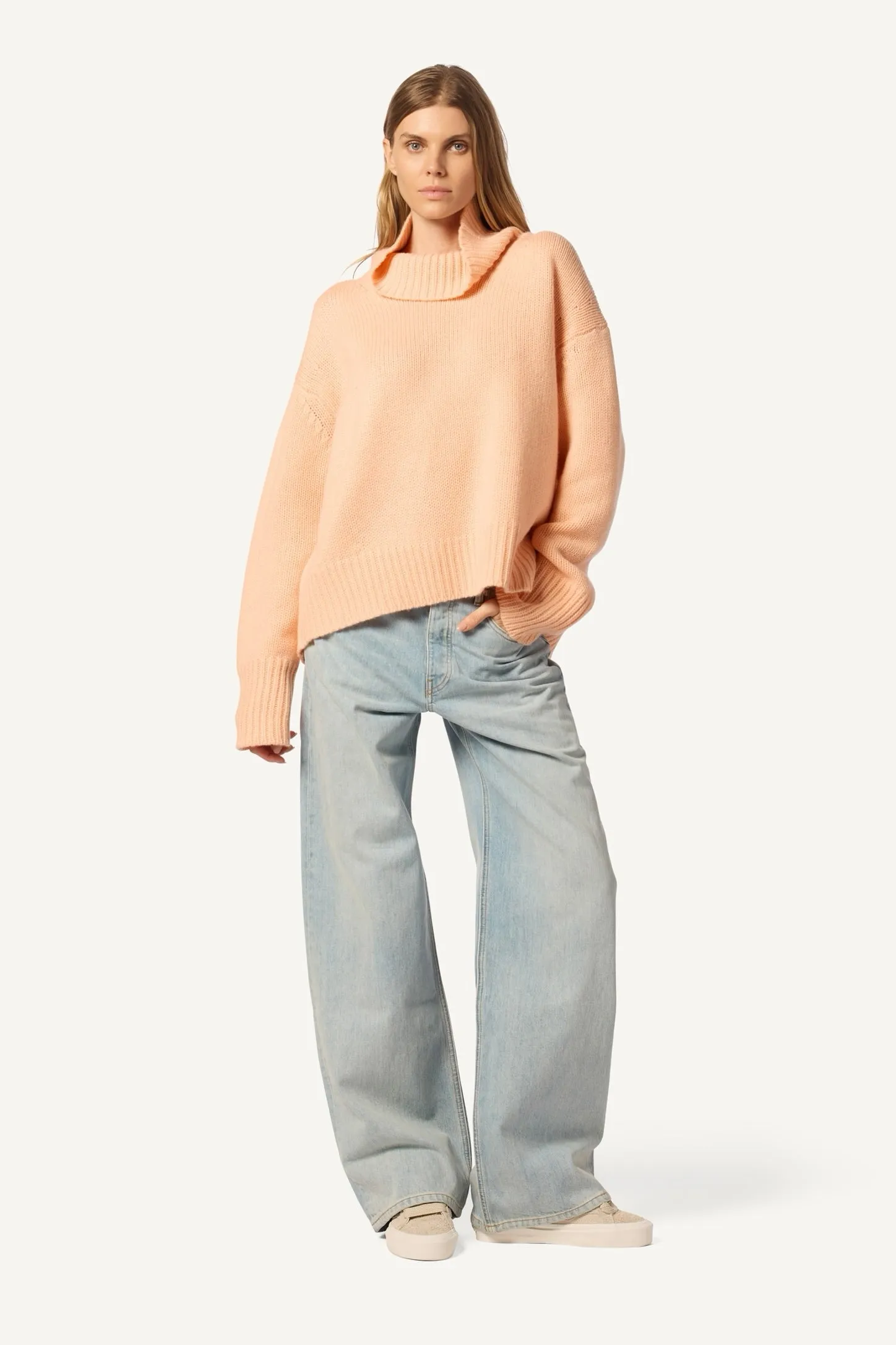 SCARLETT MOCK NECK DROP SHOULDER | SHERBET sold by Sablyn product image thumbnail 3
