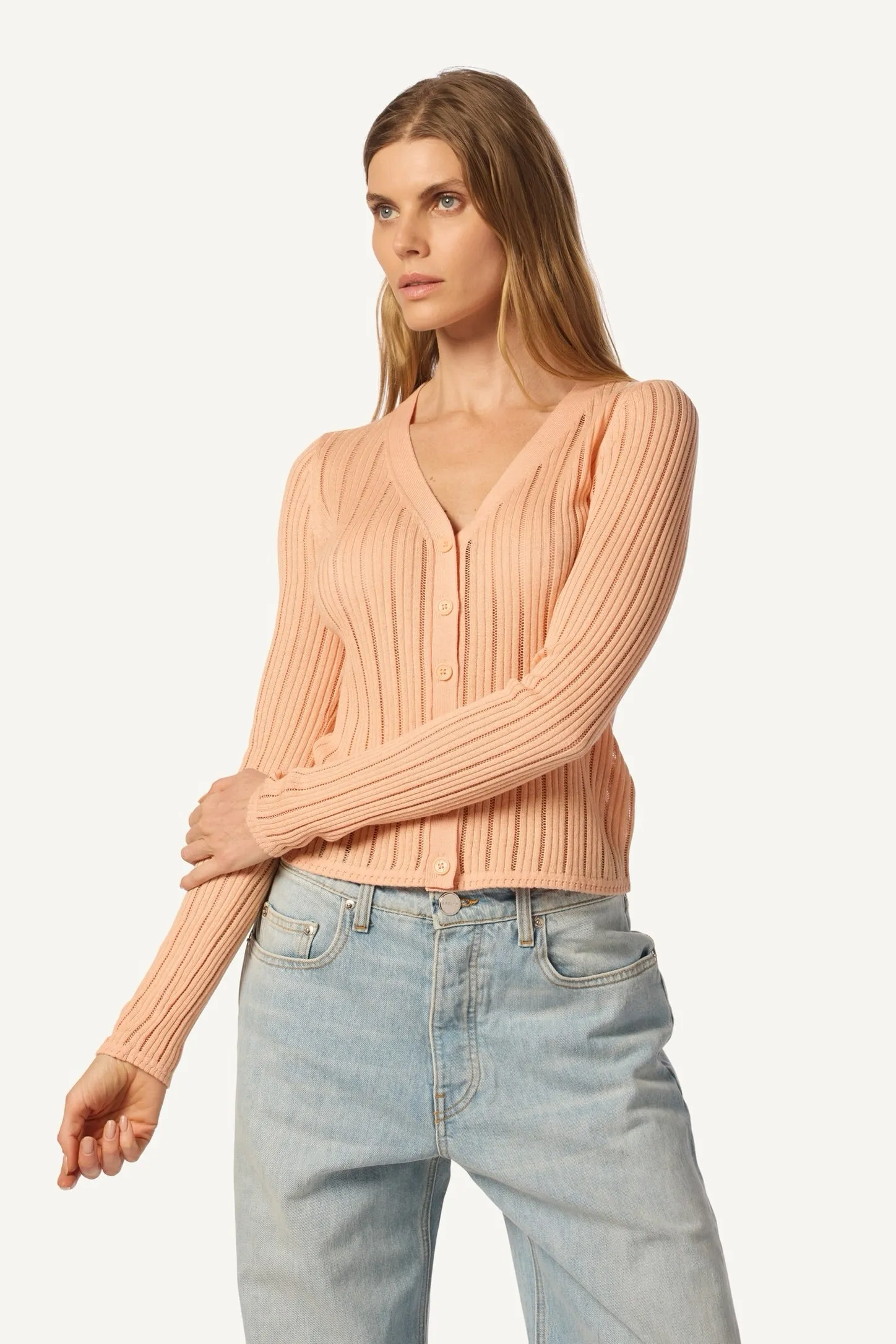 VINNI KNIT CARDIGAN | SHERBET sold by Sablyn