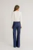 CHARLOTTE SLIM CREWNECK CASHMERE CARDIGAN | GARDENIA sold by Sablyn