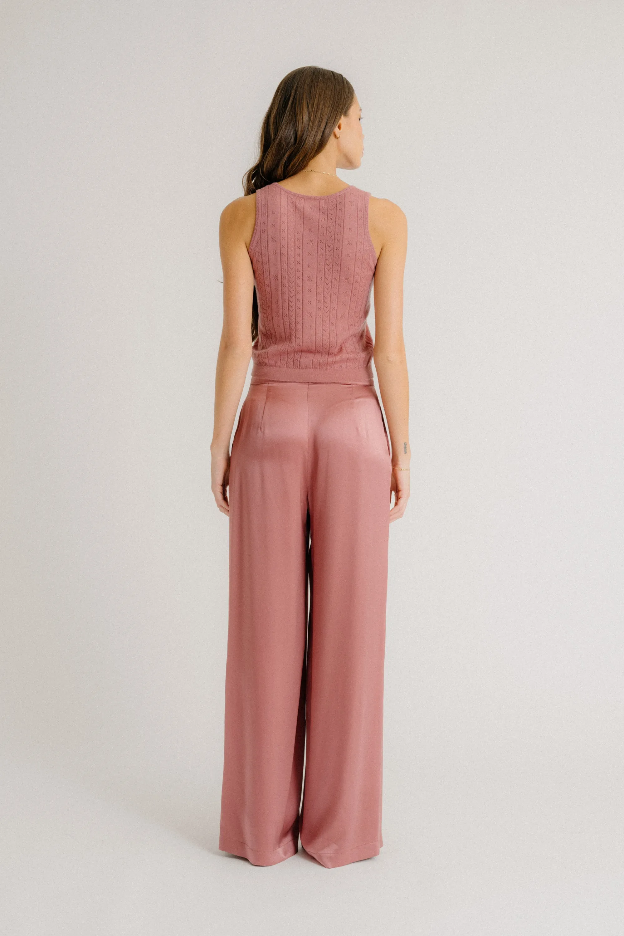 JUNA CASHMERE SCOOP NECK TANK | DESERT BLOOM sold by Sablyn product image thumbnail 3