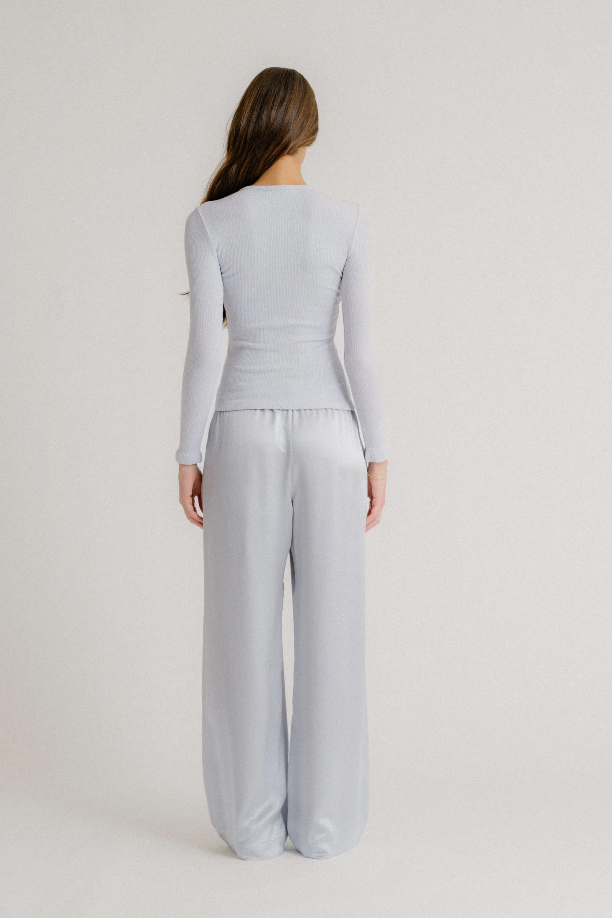 BRYNN WIDE LEG SILK PANT | SKYE sold by Sablyn product image thumbnail 2