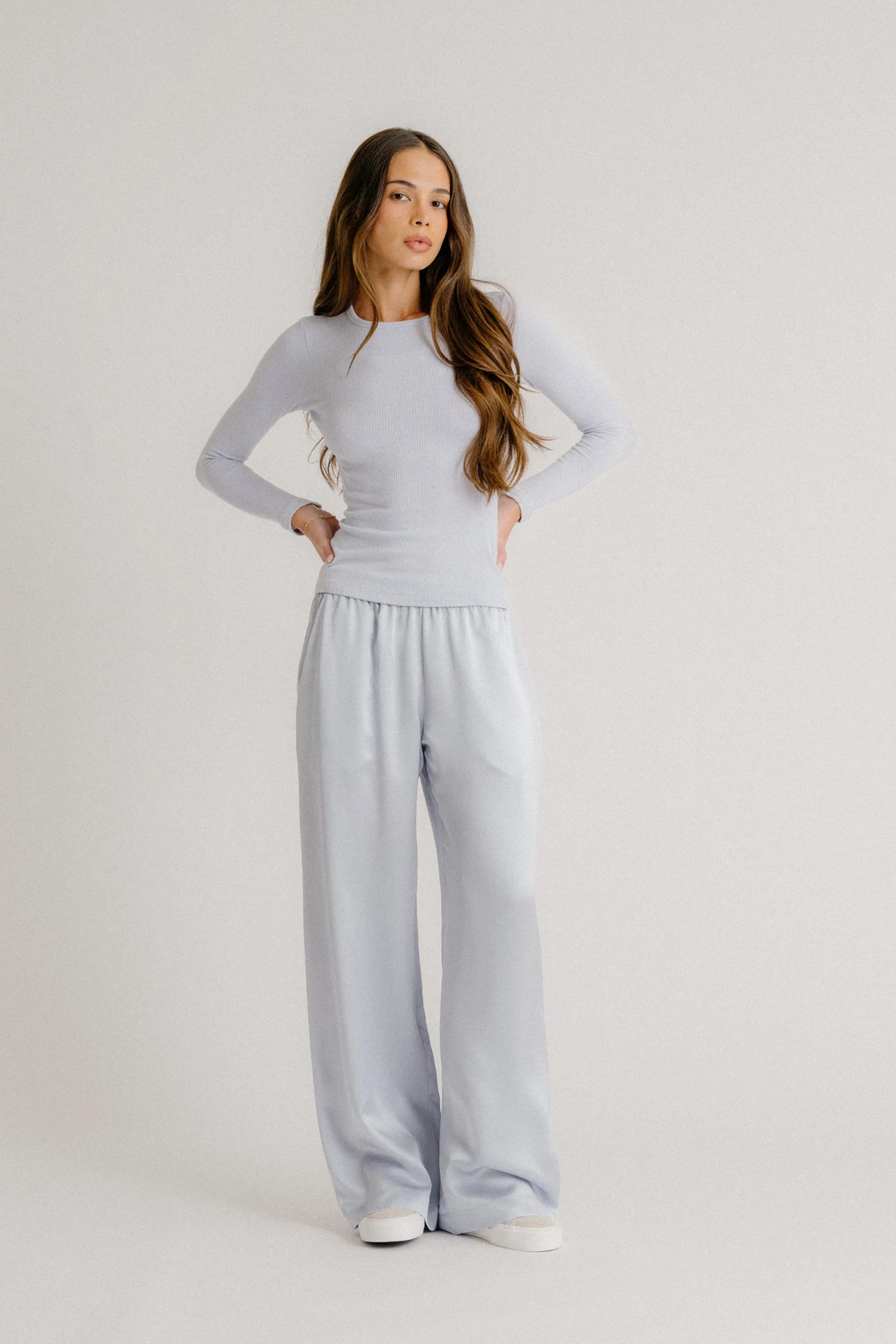 BRYNN WIDE LEG SILK PANT | SKYE sold by Sablyn