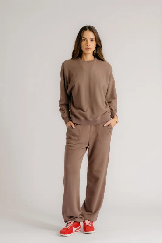 MASON SWEATPANT | SWISS BROWN sold by Sablyn