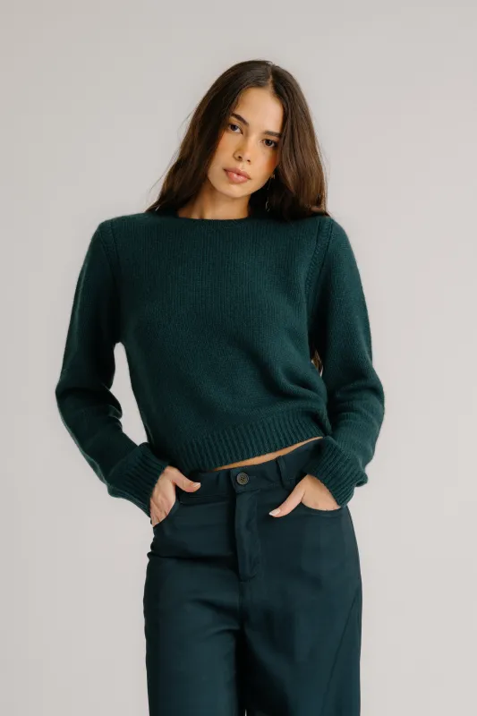NOA SHRUNKEN CASHMERE CREWNECK SWEATER | SACRAMENTO sold by Sablyn