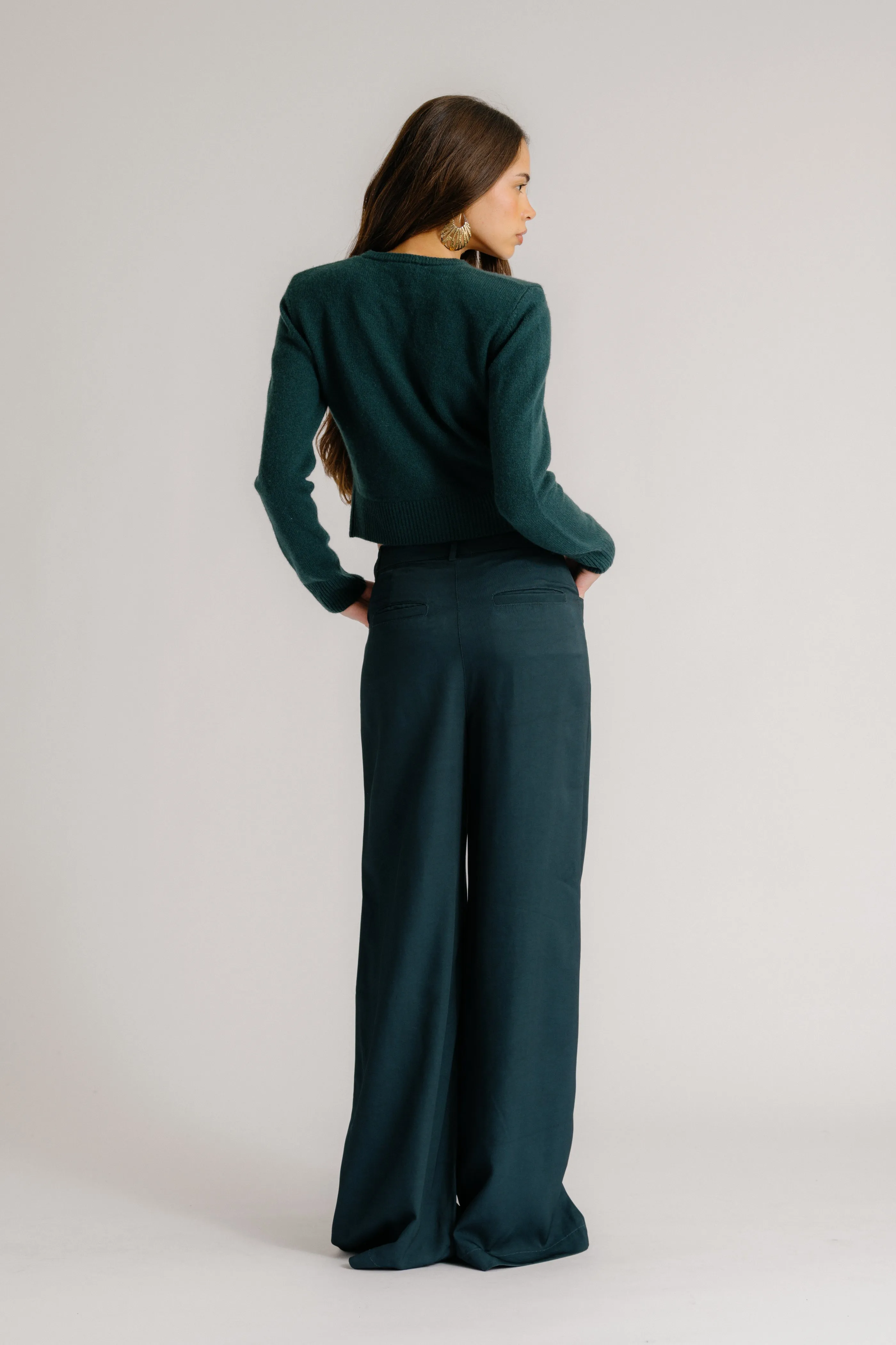 EMILIA SHOULDER PAD CASHMERE CARDIGAN | SACRAMENTO sold by Sablyn product image thumbnail 3