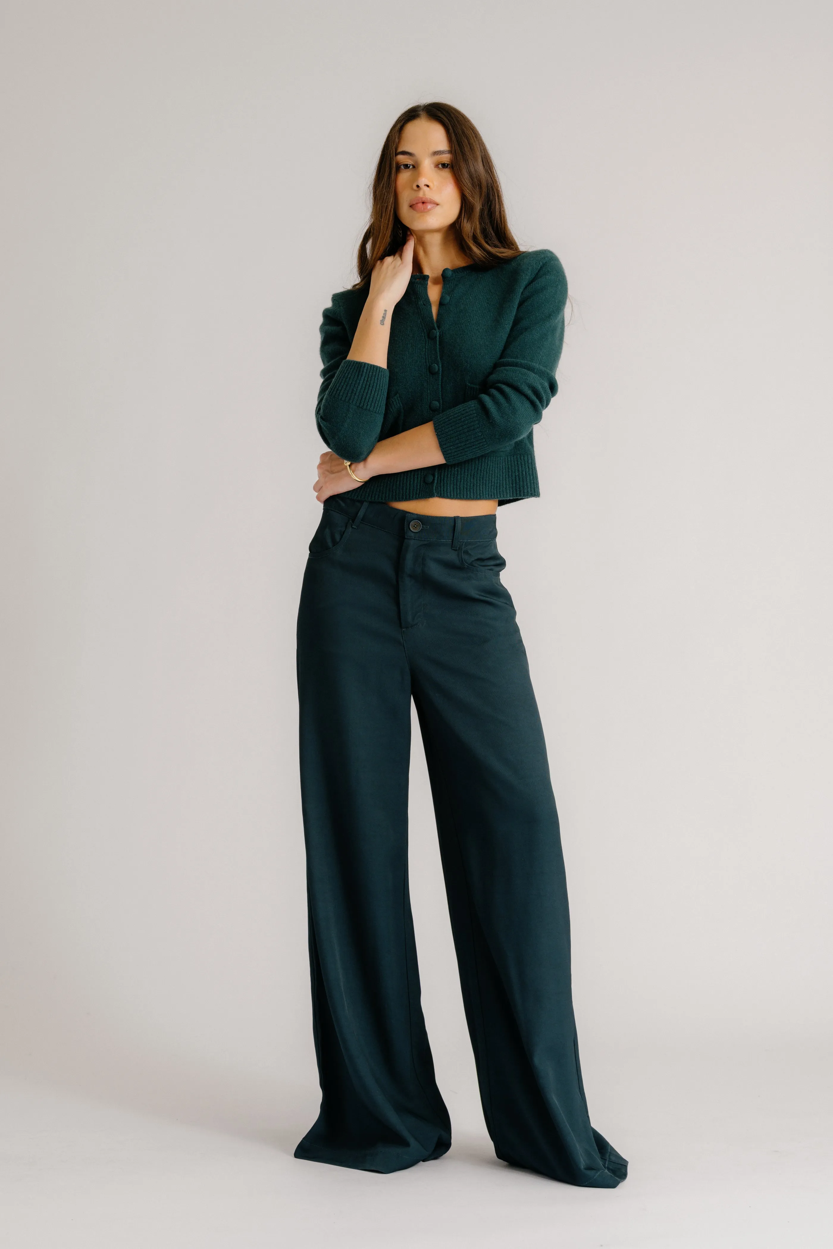 EMILIA SHOULDER PAD CASHMERE CARDIGAN | SACRAMENTO sold by Sablyn product image thumbnail 2