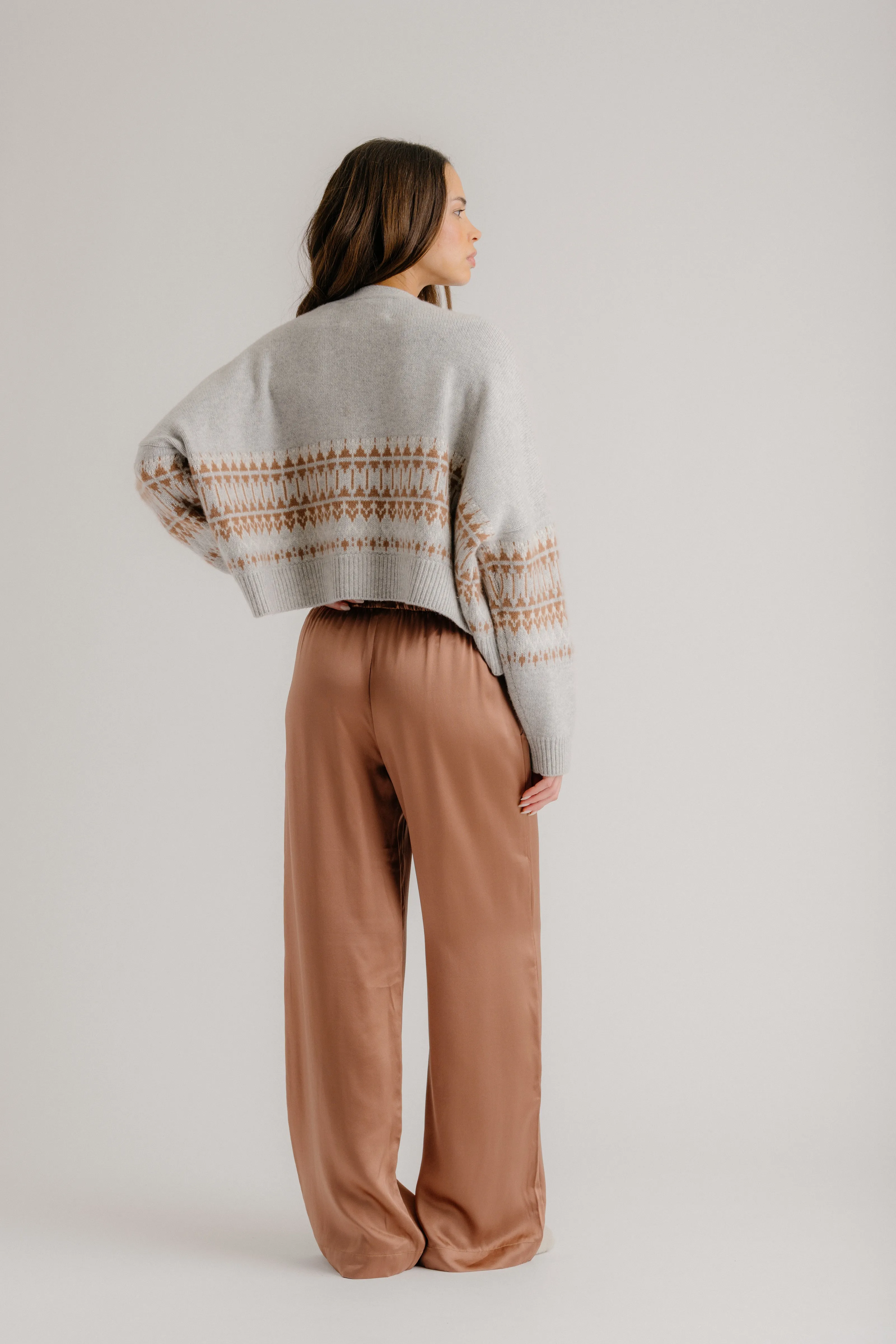 BRYNN HIGH RISE PULL ON WIDE LEG PANT | PRAIRIE SAND sold by Sablyn product image thumbnail 3