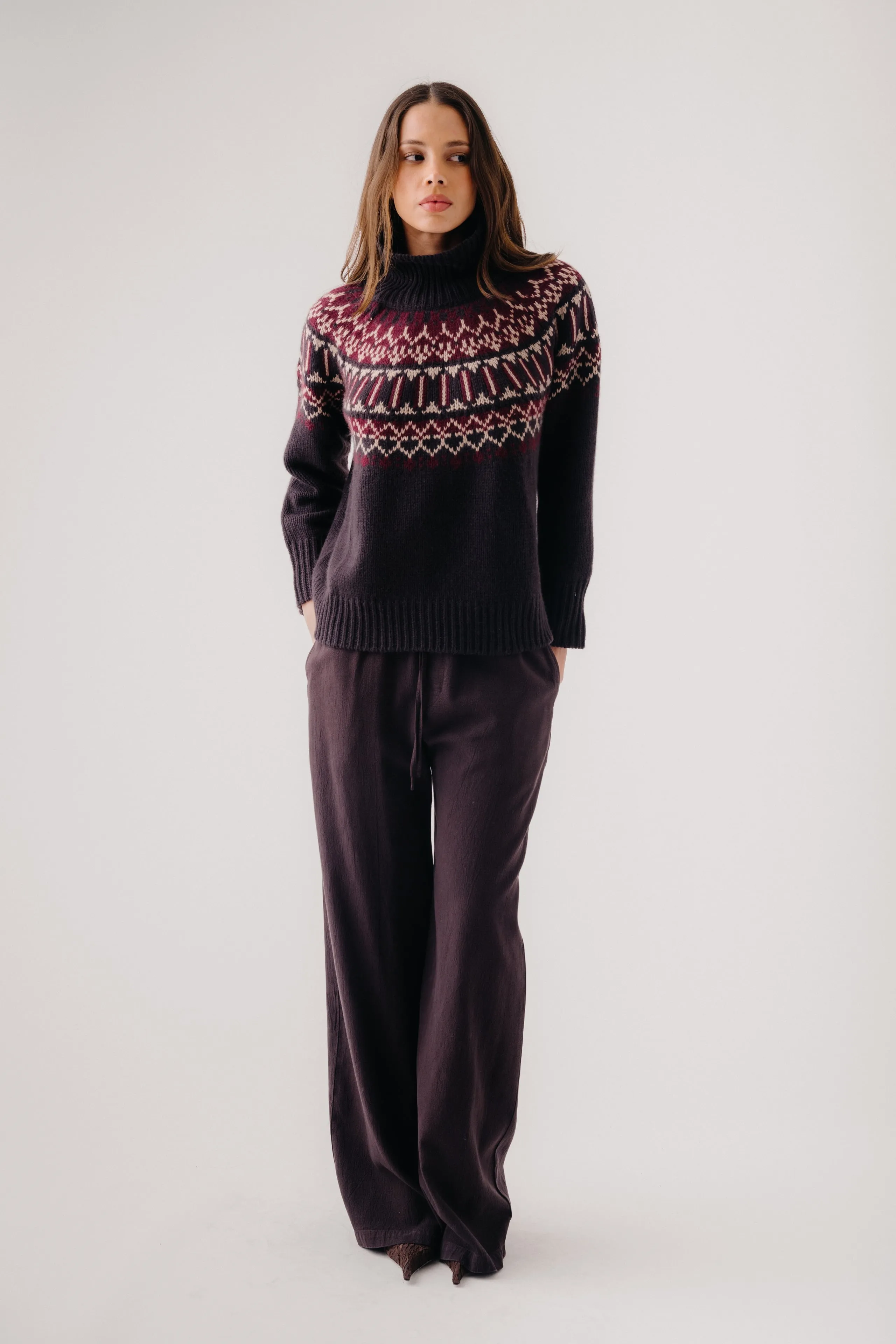 GEMMA PULL ON STRAIGHT LEG PANT | OAK TREE sold by Sablyn