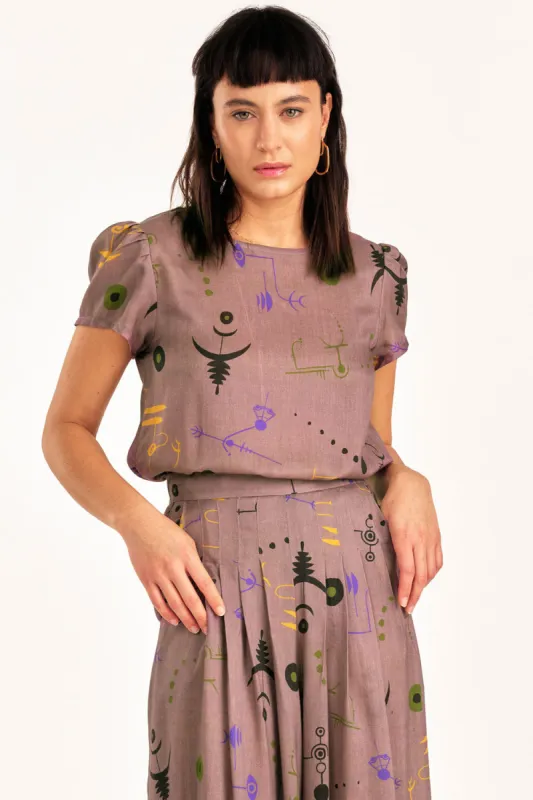 Shamra Top made by Jennifer Glasgow