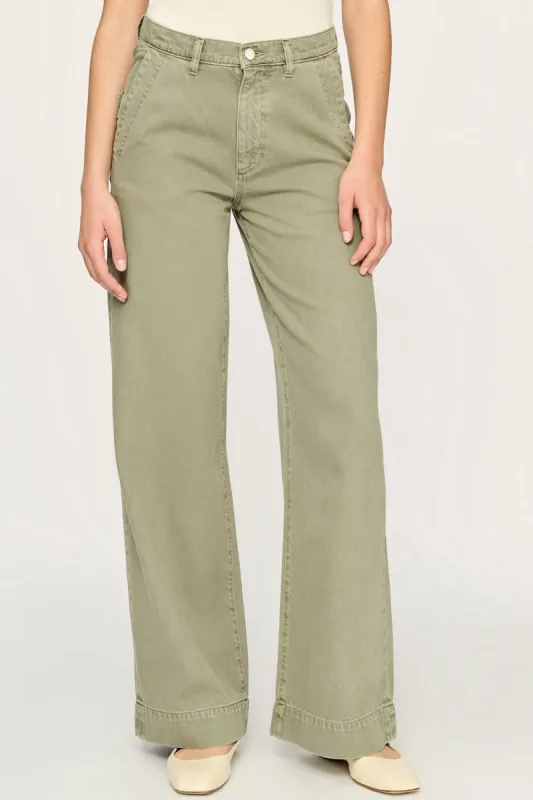 Zoie Wide Leg Relaxed | Alpine Green sold by Jennifer Glasgow