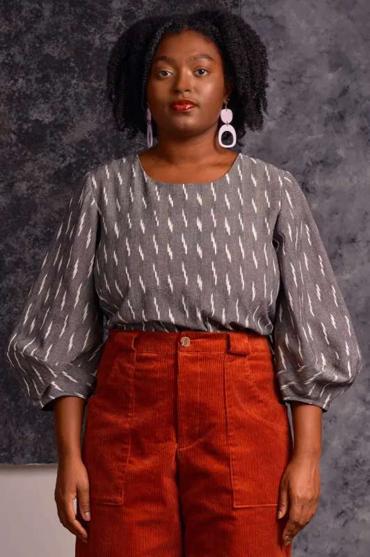 Hania Blouse made by Jennifer Glasgow