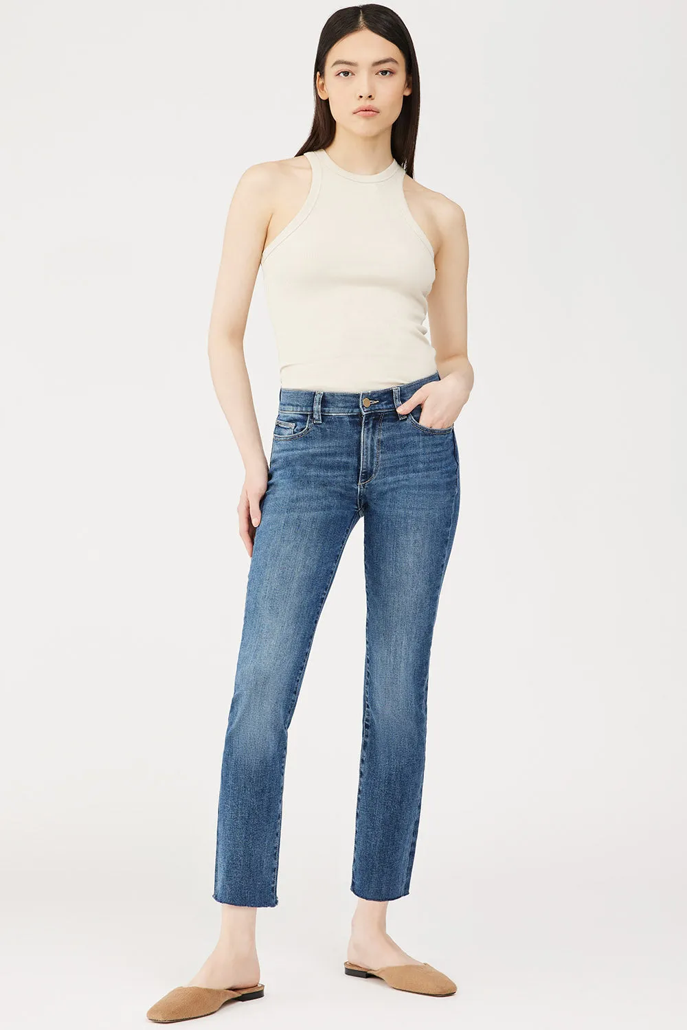 Mara Straight Mid Rise | Chancery sold by Jennifer Glasgow