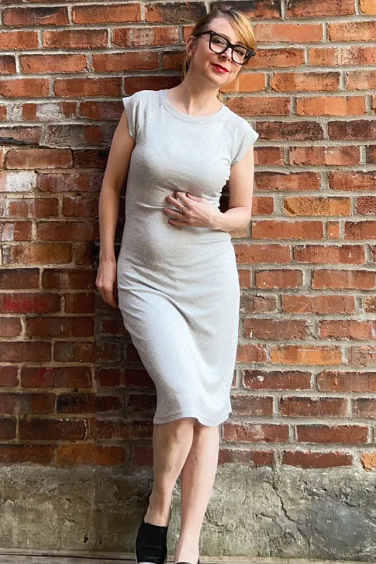 Rib Short Sleeve Raglan Dress sold by Jennifer Glasgow