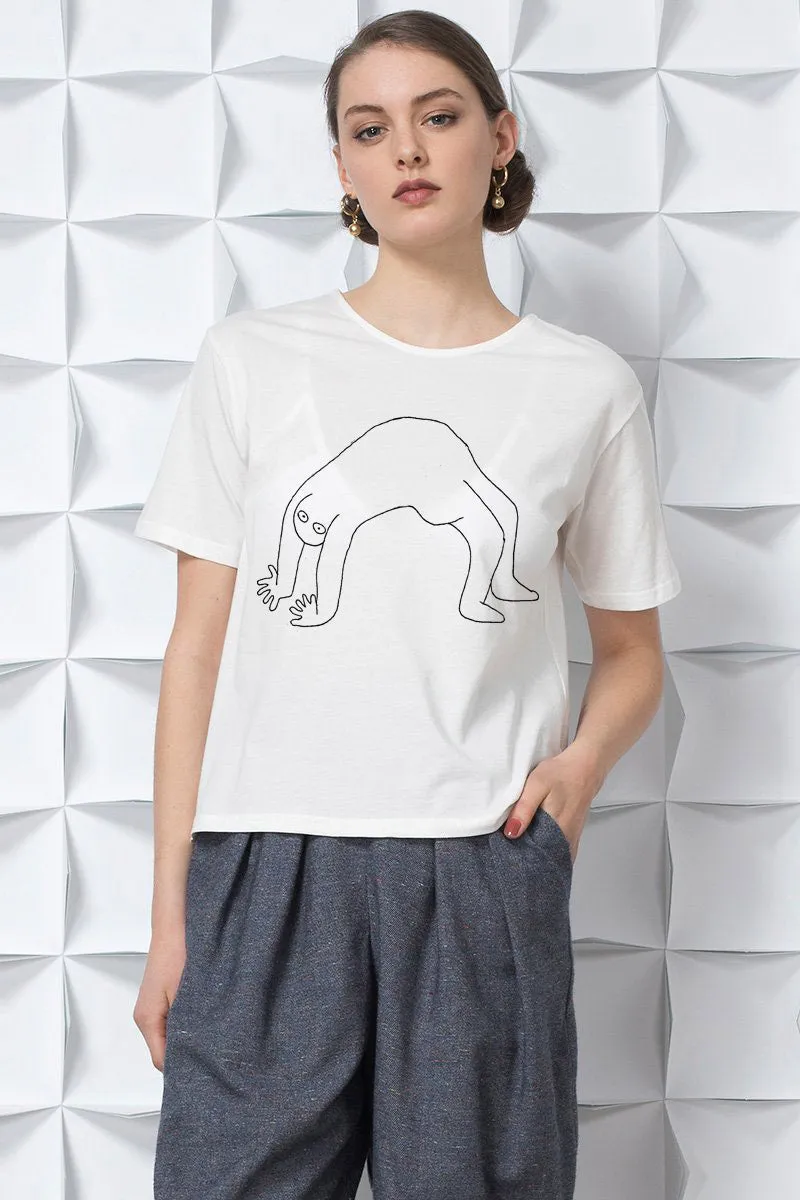 Essential Sumwut Collab Bend T-shirt sold by Jennifer Glasgow product image thumbnail 2