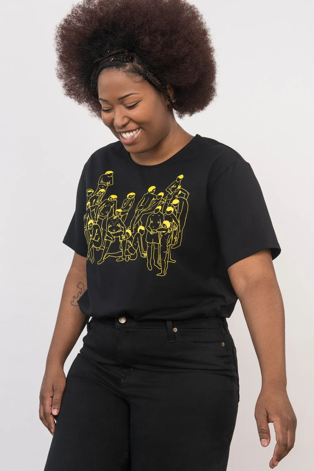 Essential Sumwut Collab Crowd T-shirt sold by Jennifer Glasgow