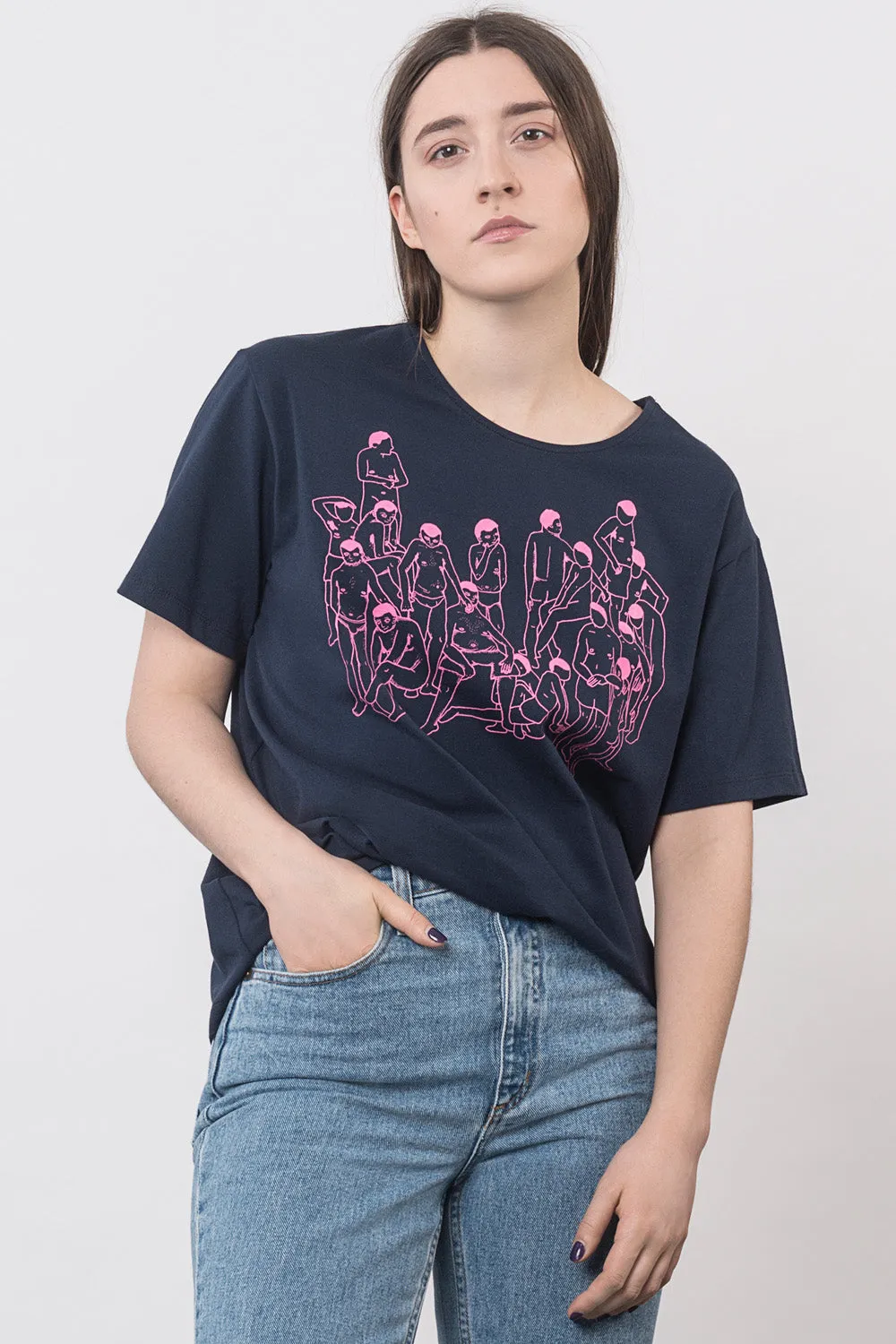Essential Sumwut Collab Crowd T-shirt sold by Jennifer Glasgow product image thumbnail 3