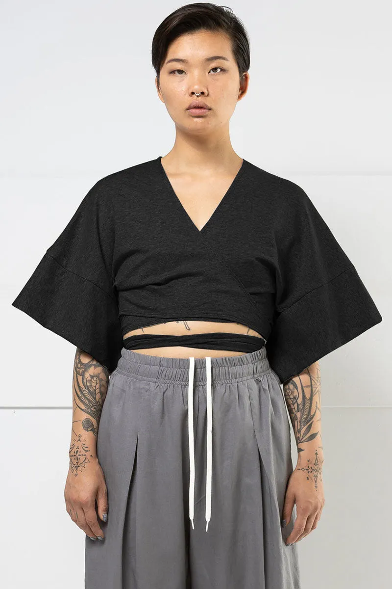 Tenbin Wrap Top sold by Jennifer Glasgow