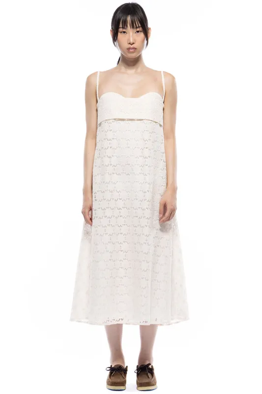 Verona Dress Ivory made by Toit Volant