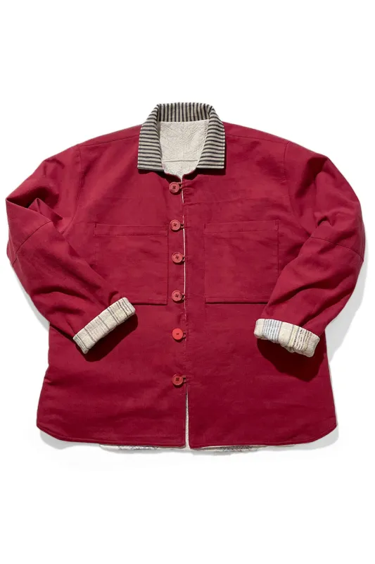 Reversible Work Jacket made by Jennifer Glasgow