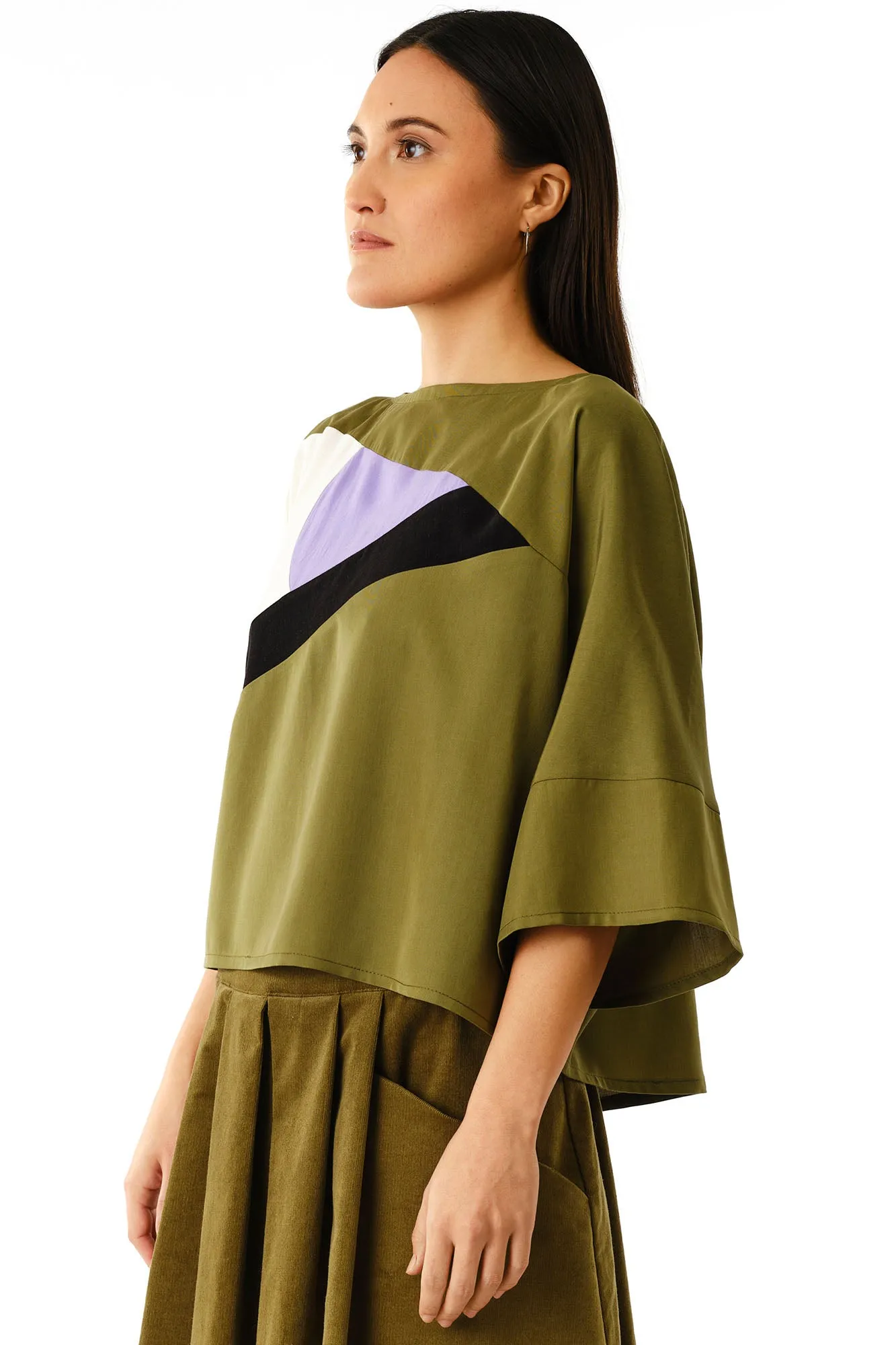Lacerta Colour Blocked Top sold by Jennifer Glasgow product image thumbnail 3