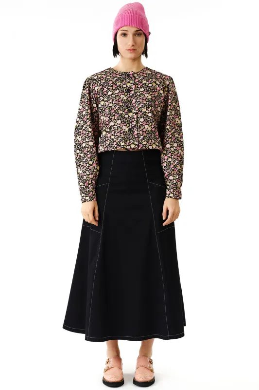Volans Fluted Skirt made by Jennifer Glasgow