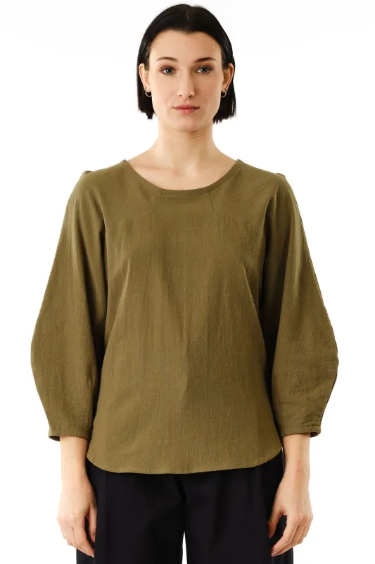 La Sirène Blouse made by Jennifer Glasgow