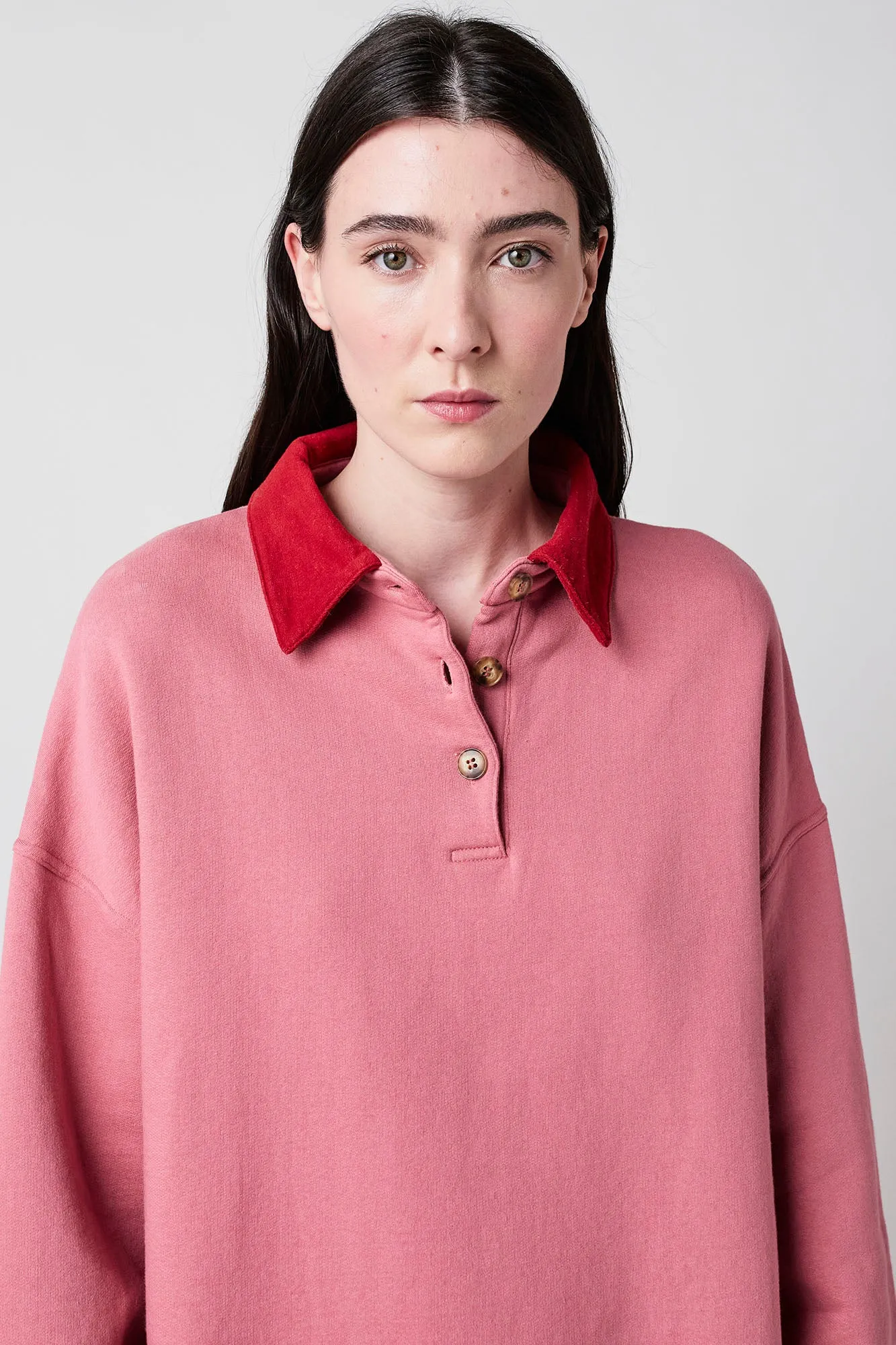 Oversized Polo Sweatshirt sold by Jennifer Glasgow