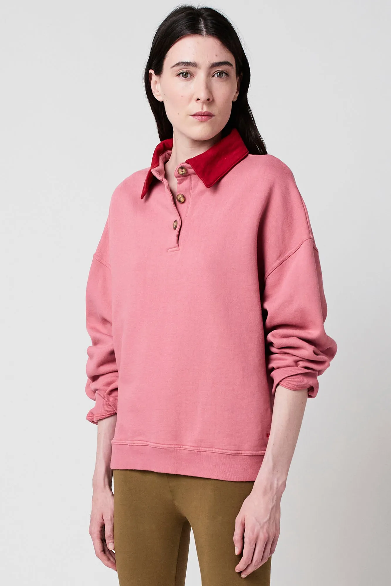 Oversized Polo Sweatshirt sold by Jennifer Glasgow product image thumbnail 3