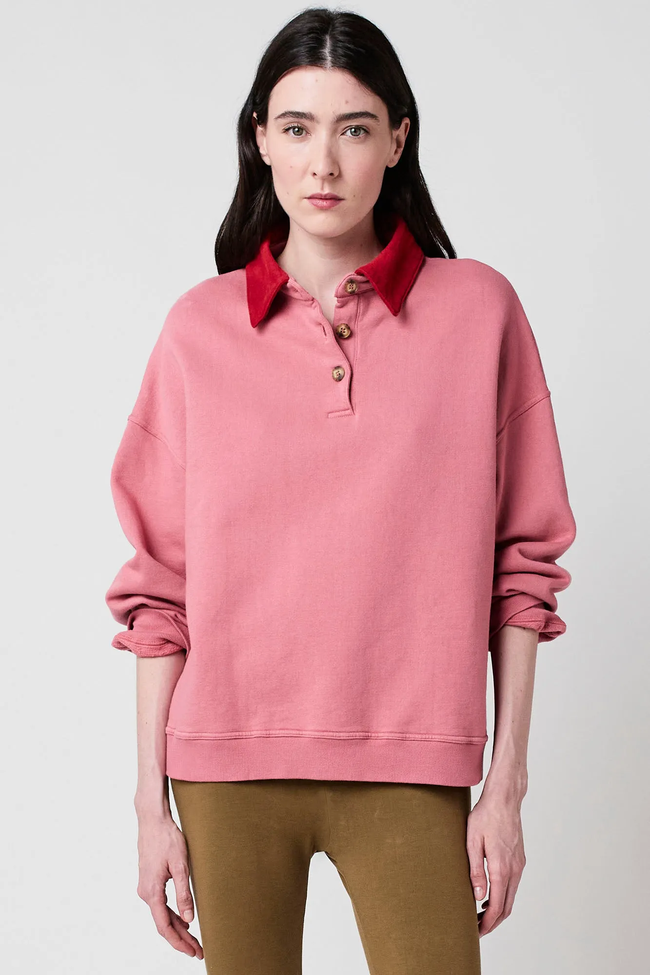 Oversized Polo Sweatshirt sold by Jennifer Glasgow product image thumbnail 2