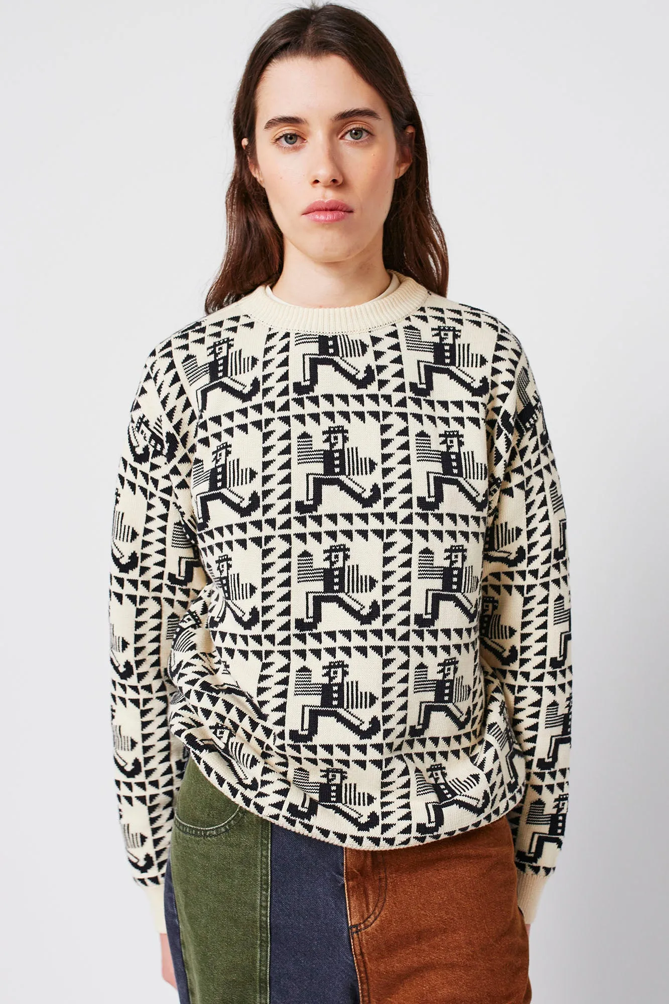 Mr. Pencil Jacquard Jumper sold by Jennifer Glasgow