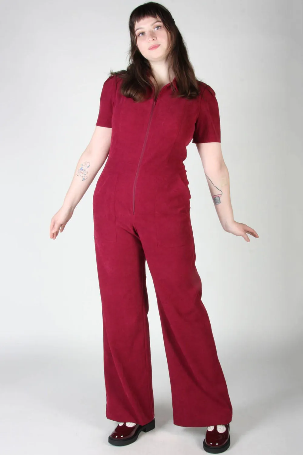Tyrannulet Jumpsuit Mulberry sold by Jennifer Glasgow product image thumbnail 3