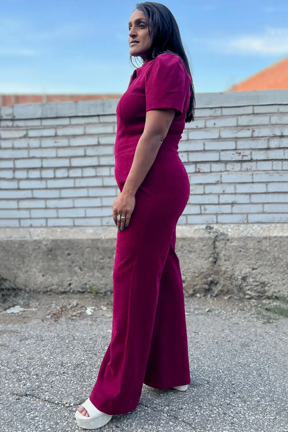 Tyrannulet Jumpsuit Mulberry sold by Jennifer Glasgow product image thumbnail 2