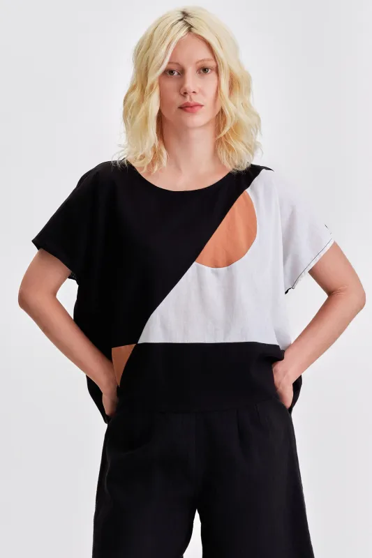 Kamira Oversized Top made by Jennifer Glasgow