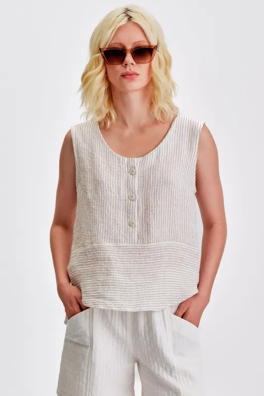 Deva Top made by Jennifer Glasgow